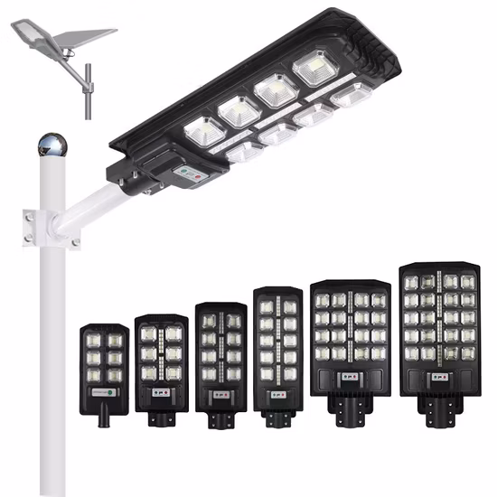 Fabricante Solar Fábrica Distribuidor LED IP65 Street Outdoor All in One Camera COB SMD Wall Flood Garden Road Light 2000/1500/1000/800/600/500/400/300/200/50W