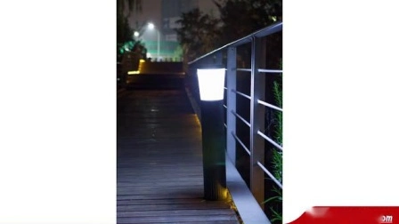 Lâmpada de parede solar LED externa IP65 para trabalho de jardim por 3-5 dias chuvosos