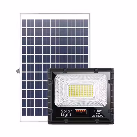 25W 40W 60W 100W 200W 300W IP65 à prova d'água movido a energia solar ao ar livre LED luz solar de jardim